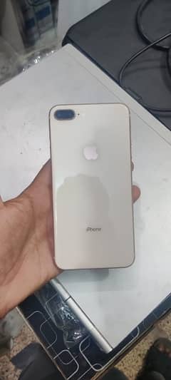iphone 8+ 64gb 10/10 condition jv white colour