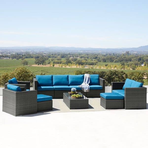 Outdoor patio Rattan sofa set. . . 2