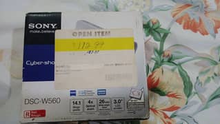 Sony Cybershot  (DSC-W650  CARL ZEISS VARIO TESSER