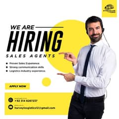 Looking for sales agents and Dispatchers