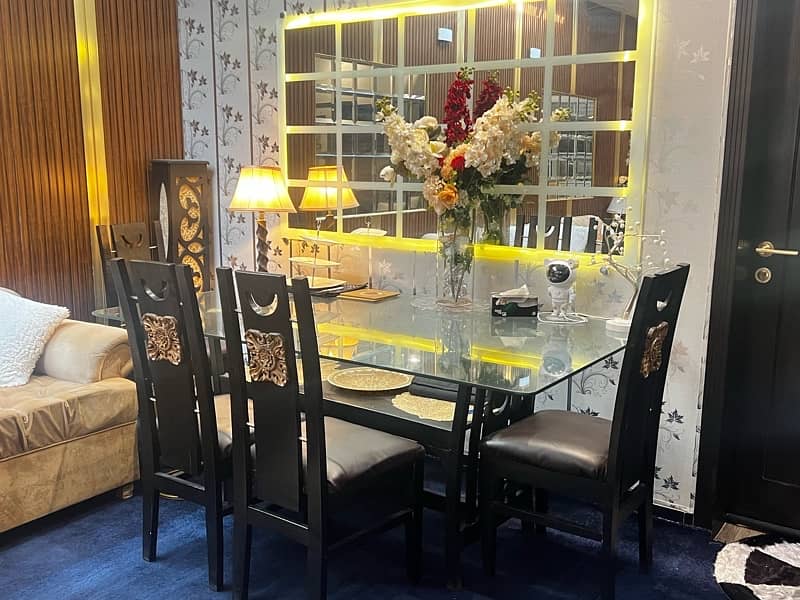 Dining table with 6 chairs | Six Seater Dining | Dining Set 0