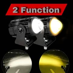 Dual color Bike LED Fog Light