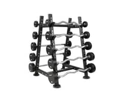 Dumbells stand late pull down handles And Dumbells available