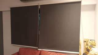Grey blinds