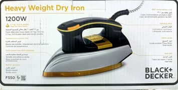 Black + Decker Dry Iron Heavy Weight 1200W