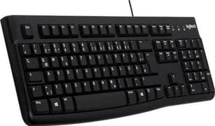 logitech USB plug-play wired keyboard