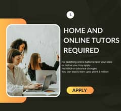 Efficient Male/Female Online and HomeTutors Required