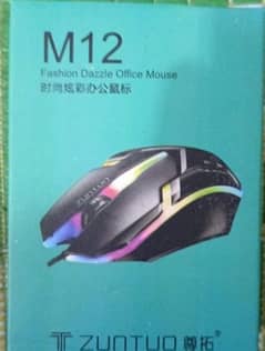 M12 RGB GAMING AND OFFICE MOUSE FOR PC,LAPTOP