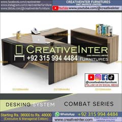 Office Reception table Modern Front desk chair workstation meeting