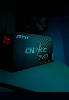 NVIDIA GTX 1070 (MSI) Graphics Card