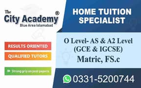 Experienced Female Home tutor Required