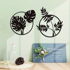 Flowers Wall Art Wall Hanging(black Color)
