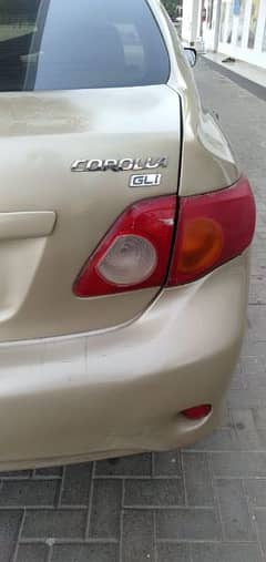 Toyota Corolla GLI 2009 Gli Lahore Number