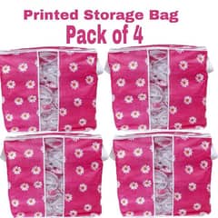 STORAGE BAGS PACK OF 4 ONLY IN 1200/ Delivery ALL OVER IN PAKISTAN