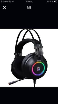 Bloody G528C RGB Gaming Headphone with software (Noise Cancelling)
