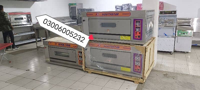 shawarma counter havy duty+fryer we hve pizza oven fast food machinery 2