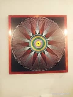 wheel of life, string art wall decore