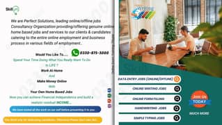 Online Writing Jobs & Simple Data Entry (MS. Word Typing) Daily-payout