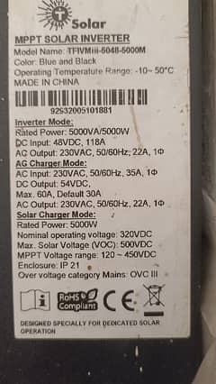 tesla inverter ranning condition ma ha