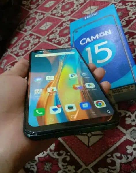 Tecno common 15 with box in  plz add details check kre 0