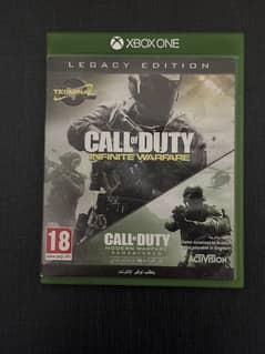 Xbox one call of duty infinite warfare + call of duty modern warfare