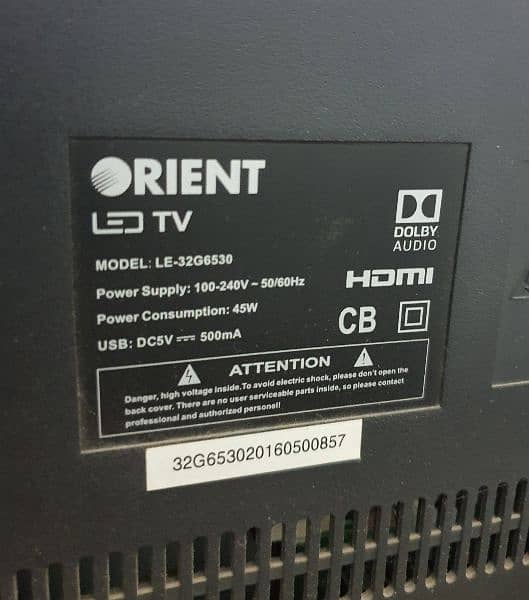 ORIENT LED 32 INCH 2