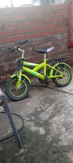 bicycle green colour full new condition