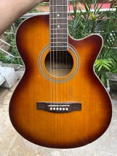 semi acoustic guitar