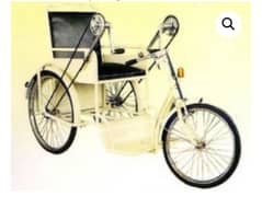 3 wheel manual wheel chair cycle for disabled person