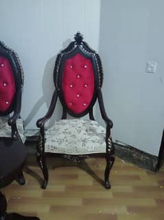 Room chairs with  table