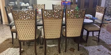 dining table with 8 chairs