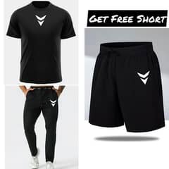 Mens Fit Dry Track Suit With free Short