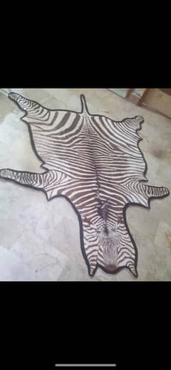 beautiful floor Decoration Zebra Rug