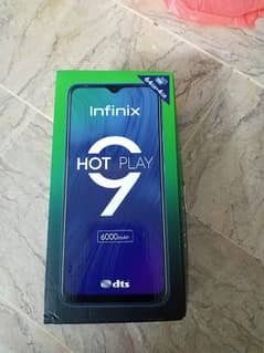 infiniix hot 9 play with completely saman with box