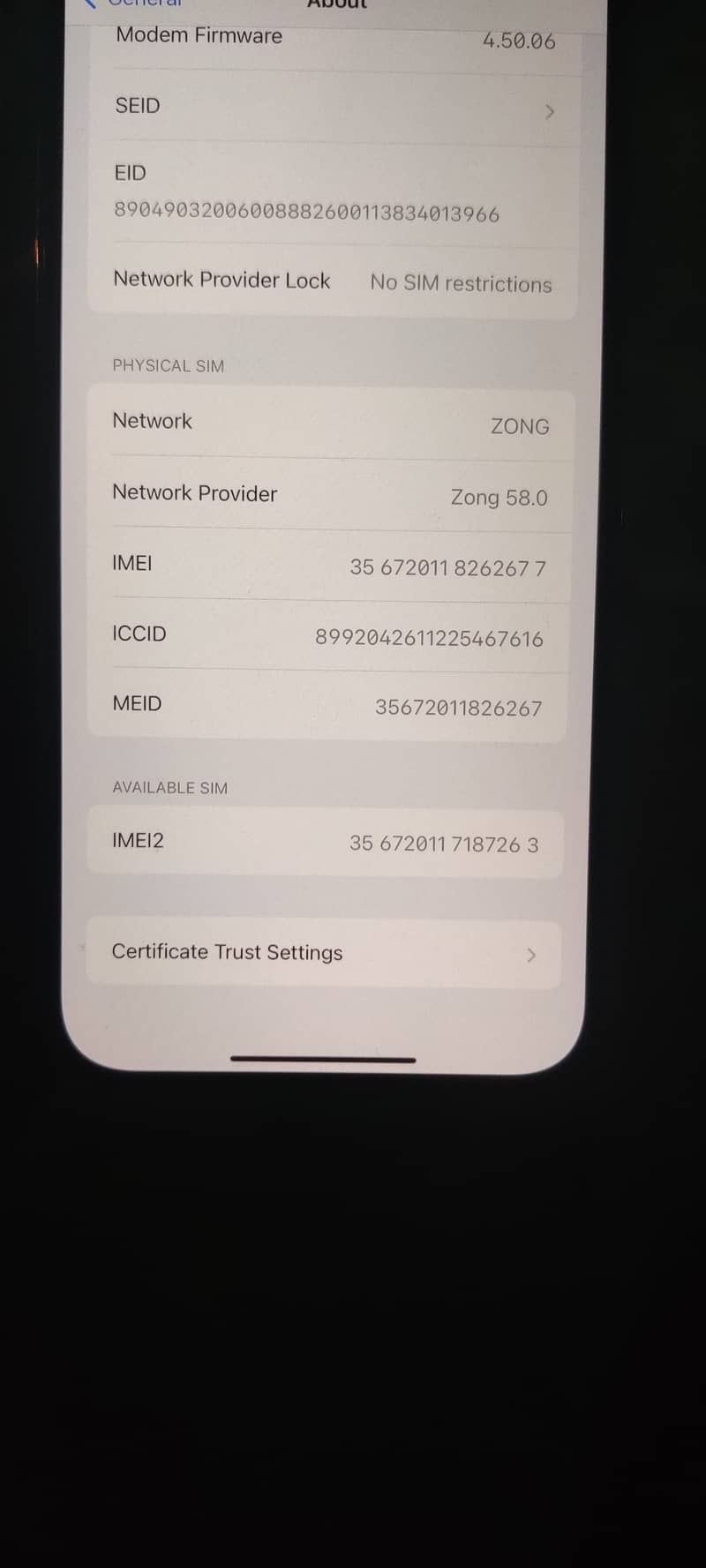 iPhone 12 pro max PTA Approved dual Sim 6