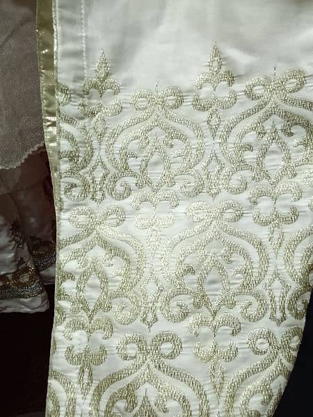 white silk embroided gharah suit 2