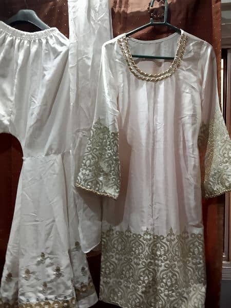 white silk embroided gharah suit 5