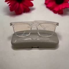 Transparent wafer shape Eyewear frame