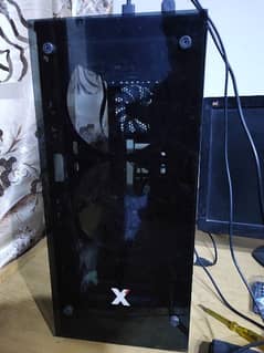 gaming pc case thunder x brand for sale with one thunder x fan