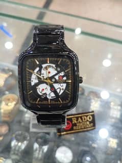 rado wrist watch dual lock
