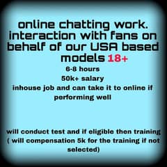 expert level English chatter needed