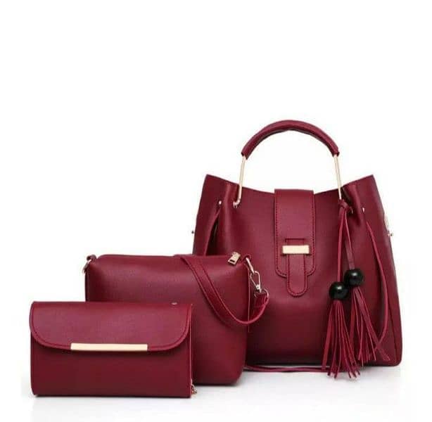 3 PCs Women's Shoulder Bag 0