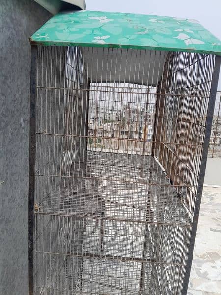 iron cage/iron cage/bird cage/hen cage/lohe ka pingrra/pingr/pingree/a 4