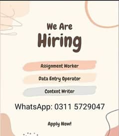 Part time job available, Online Earning, Home work