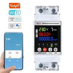 Wifi Energy meter with Voltage and Leake protection and KWh