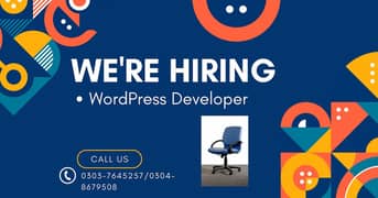 We Are Hiring Wordpress Developer Remote Job