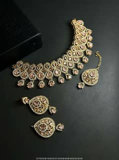 New Arrival
Zircon Necklace Set 
Fine Quality 
Stock Available