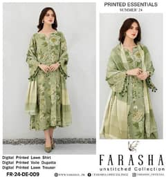 Female Unstitch lawn Collection | Branded Dresses