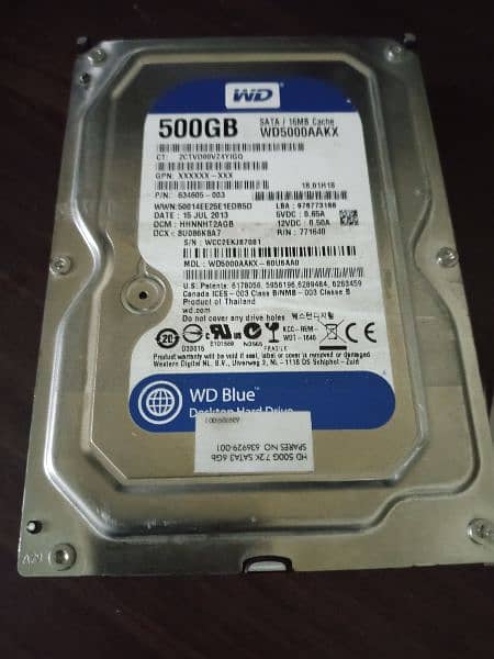 WD 500 GB 0