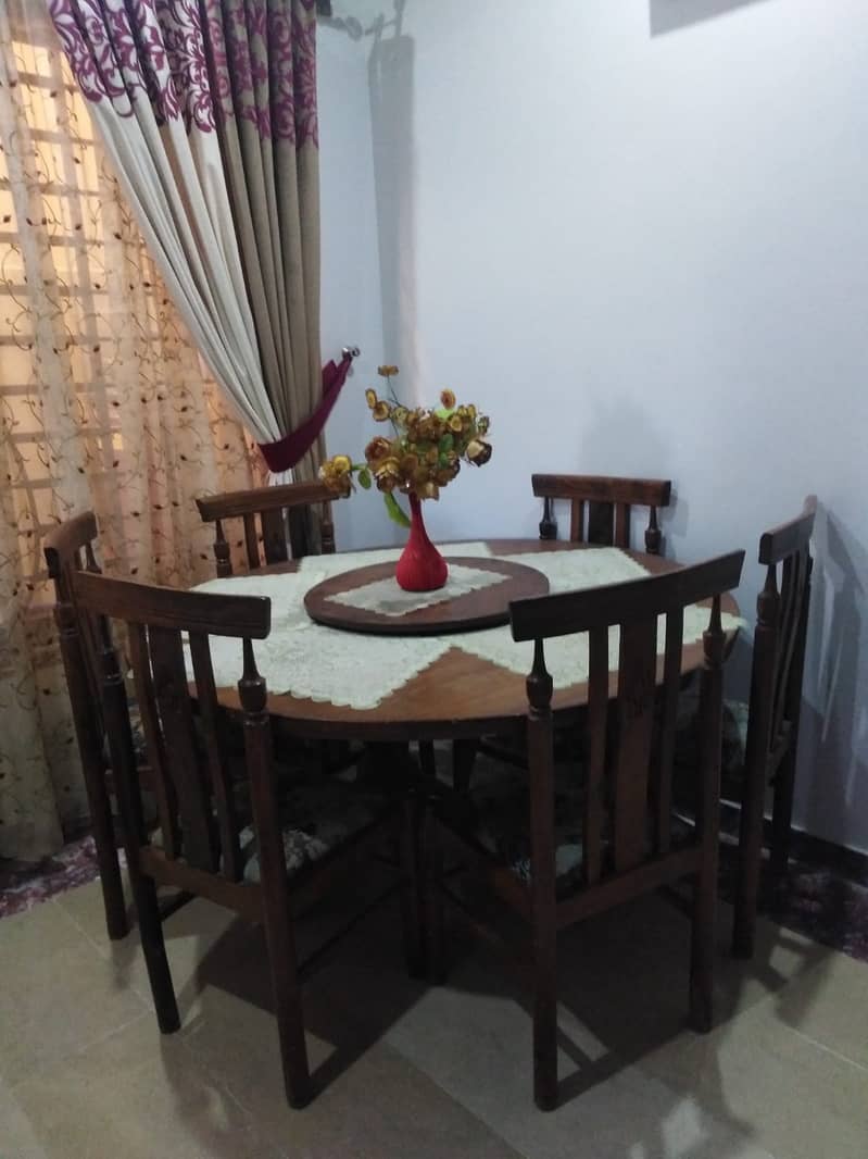 Wooden dining table 2